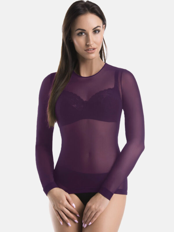 Bluzka Model Glamour 179308 Violet - Teyli