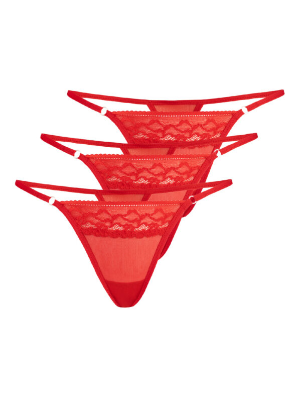 Komplet Stringi Model Erori 3pack 379-3 Red - Teyli