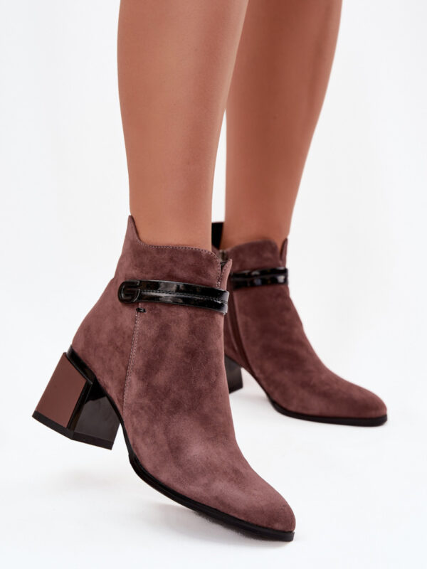 Botki Model DA CR52-650 Brown - Step in style
