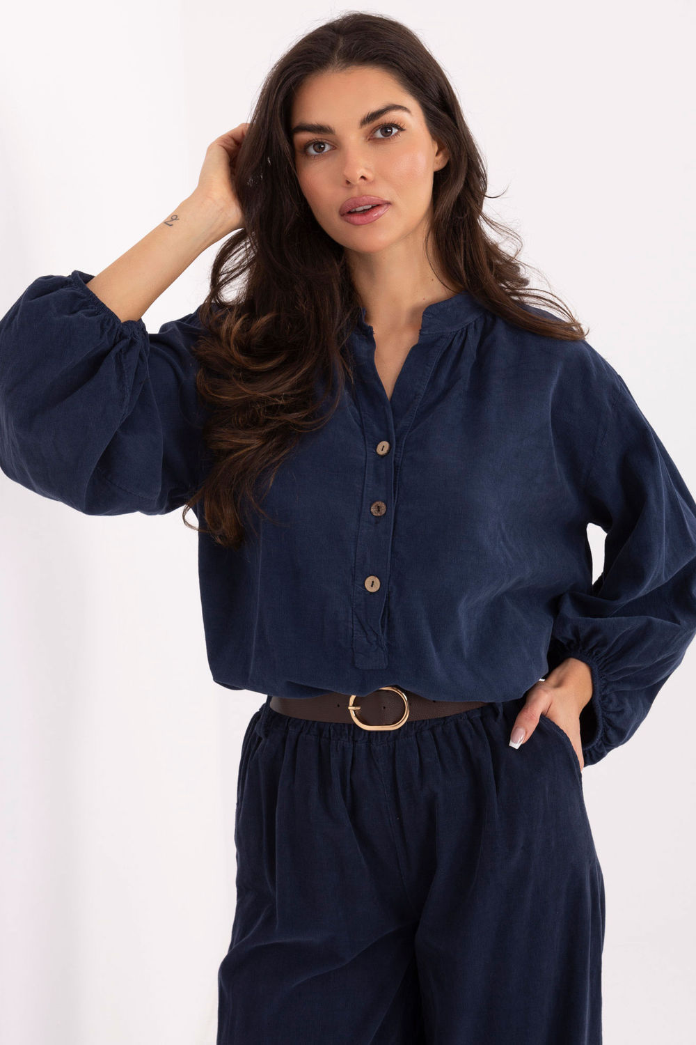 Bluzka Model IT-KS-233607.63 Navy - Italy Moda