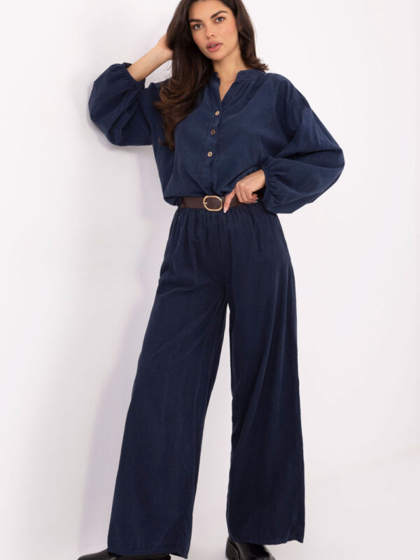 Spodnie Damskie Model IT-SP-25782.73 Navy - Italy Moda