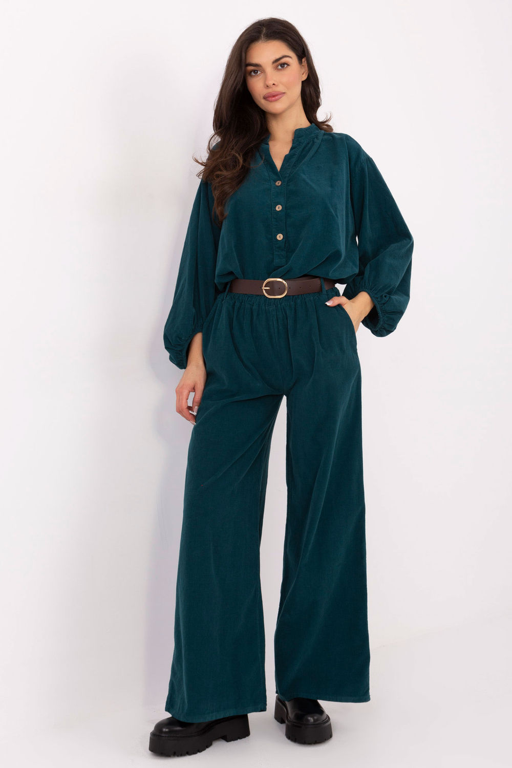 Spodnie Damskie Model IT-SP-25782.73 Morski - Italy Moda
