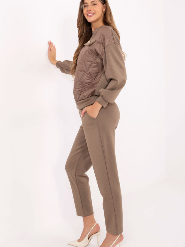 Spodnie Komplet Model IT-KMPL-9831.62 Light Brown - Italy Moda