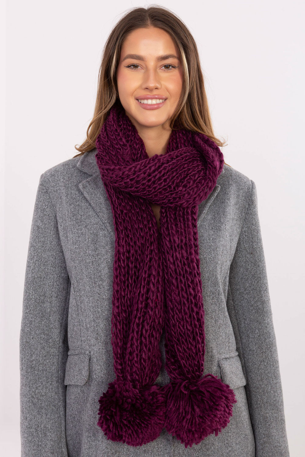 Szalik Model AT-SZ-S-2203.87 Dark Violet - AT