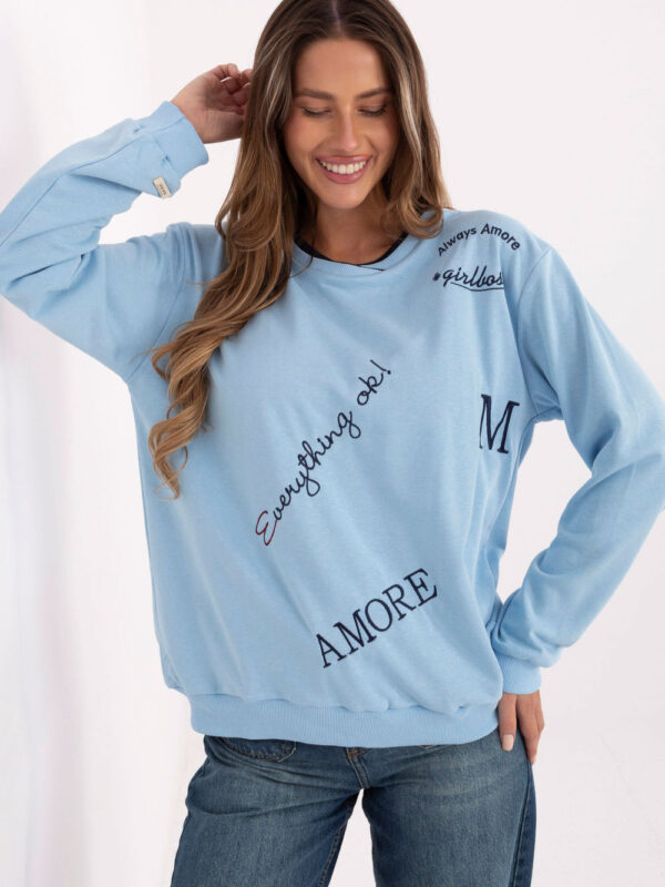 Bluza Damska Model RV-BL-A968.00 Light Blue - Relevance
