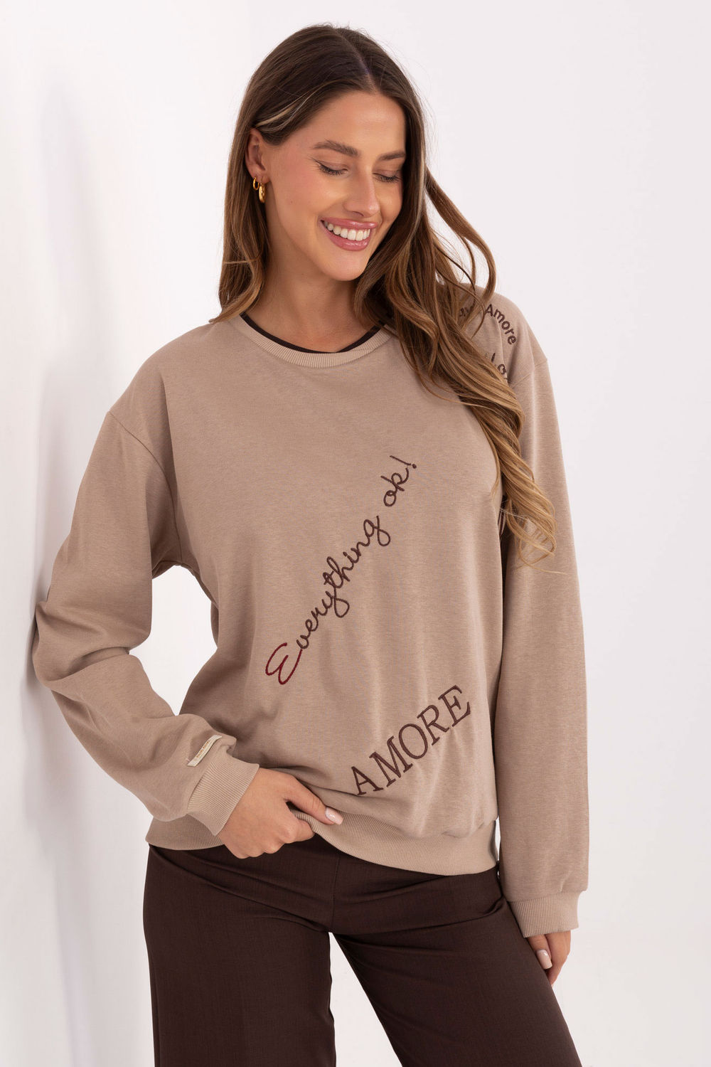 Bluza Damska Model RV-BL-A968.00 Beige - Relevance