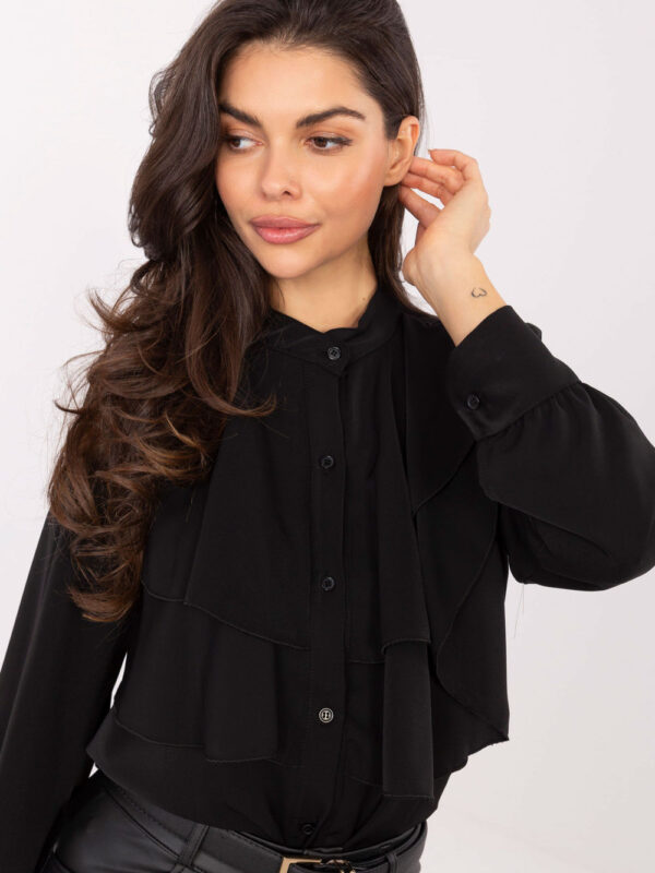 Koszula Damska Model MI-KS-3282.53 Black - Rue Paris