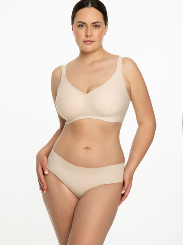 Biustonosz Soft Model Jelly Bra Comfort Beige - Julimex