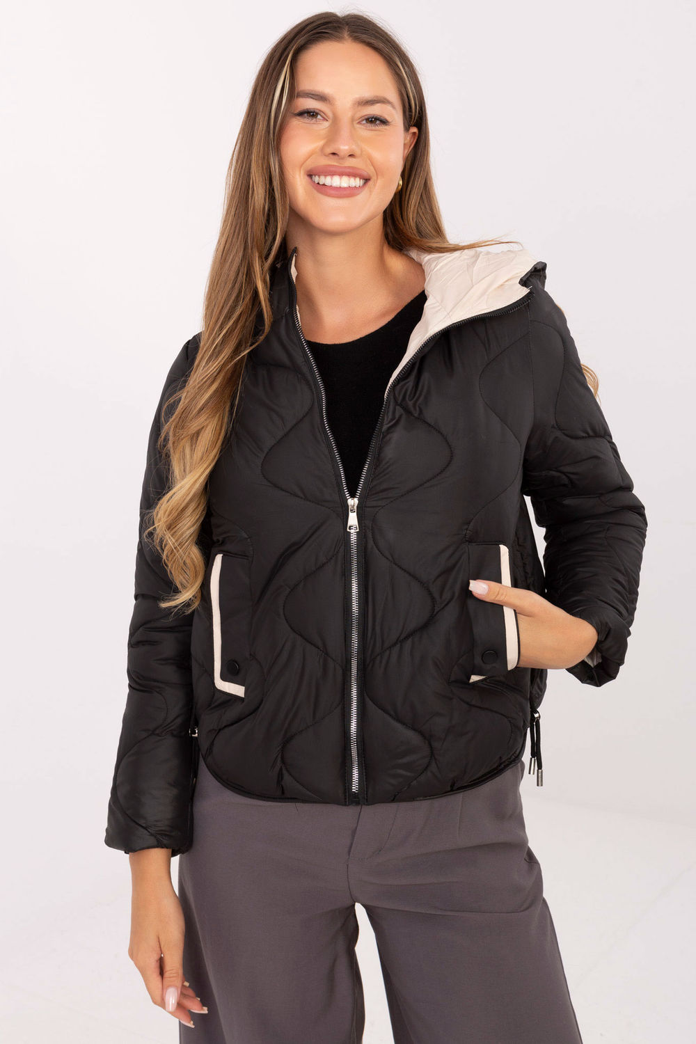 Kurtka Damska Model MBM-KR-2211.88 Black - MBM