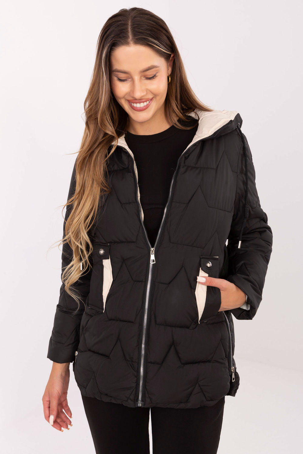 Kurtka Damska Model MBM-KR-2519.21 Black - MBM