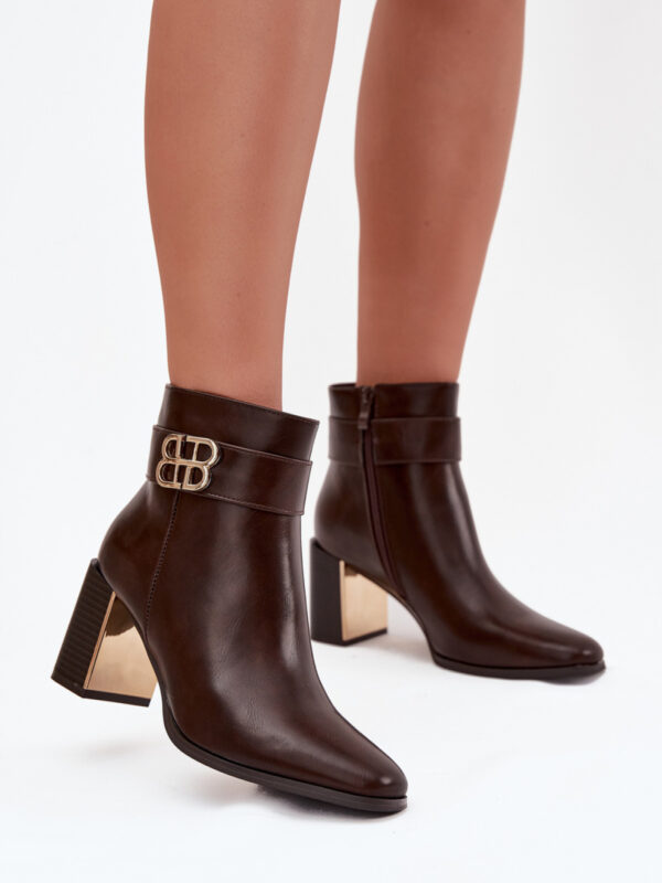 Botki Model Galinne D8292 Czekolada - Step in style