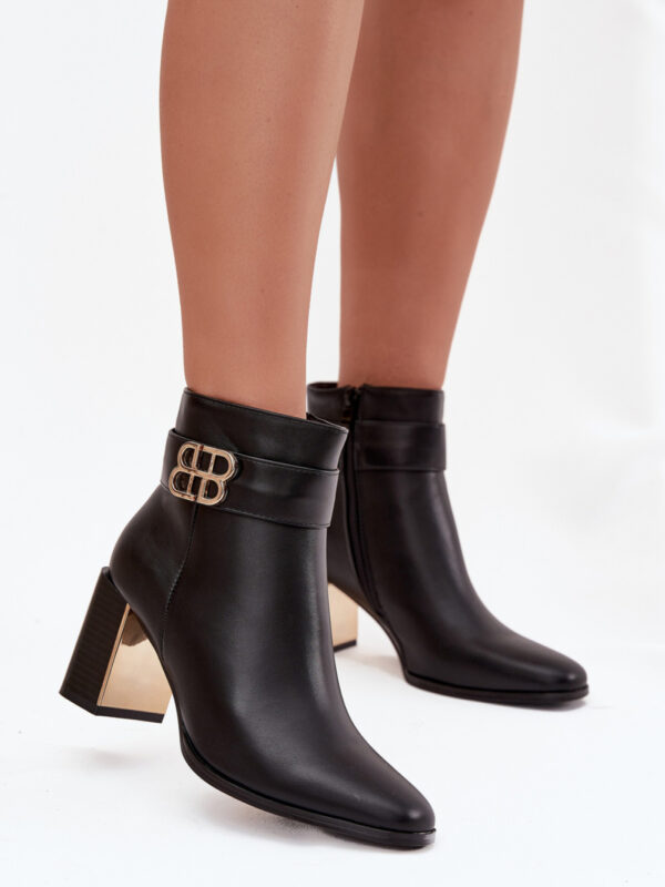 Botki Model Galinne D8292 Black - Step in style