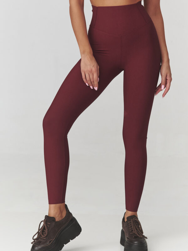 Legginsy Model C30 Bordo - Makadamia