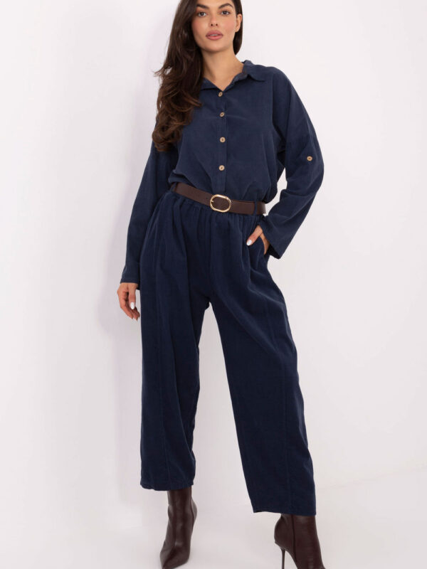 Spodnie Damskie Model IT-SP-258009.83 Dark Blue - Italy Moda