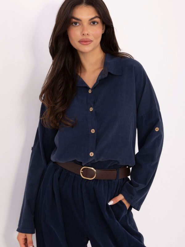 Koszula Damska Model IT-KS-22390.81 Dark Blue - Italy Moda