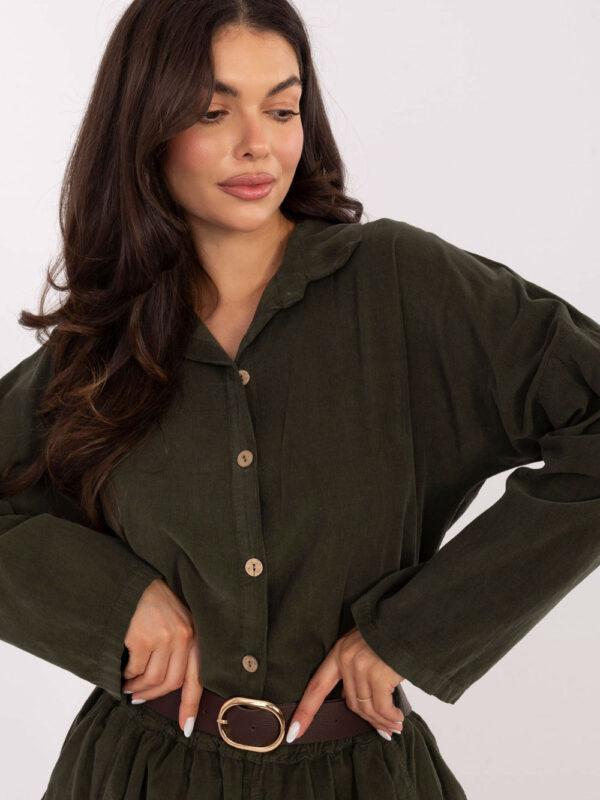 Koszula Damski Model IT-KS-22390.81 Khaki - Italy Moda