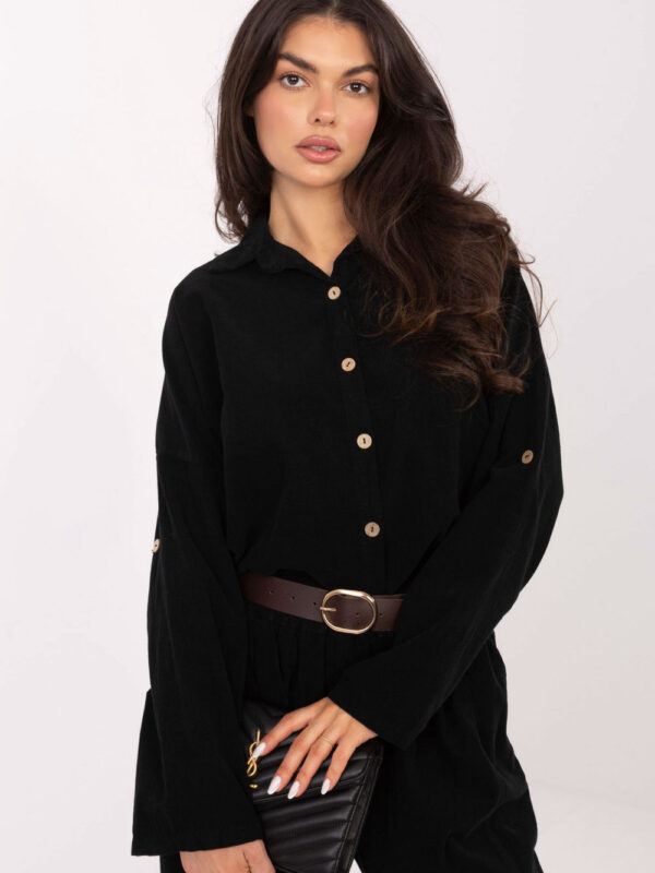 Koszula Damska Model IT-KS-22390.81 Black - Italy Moda