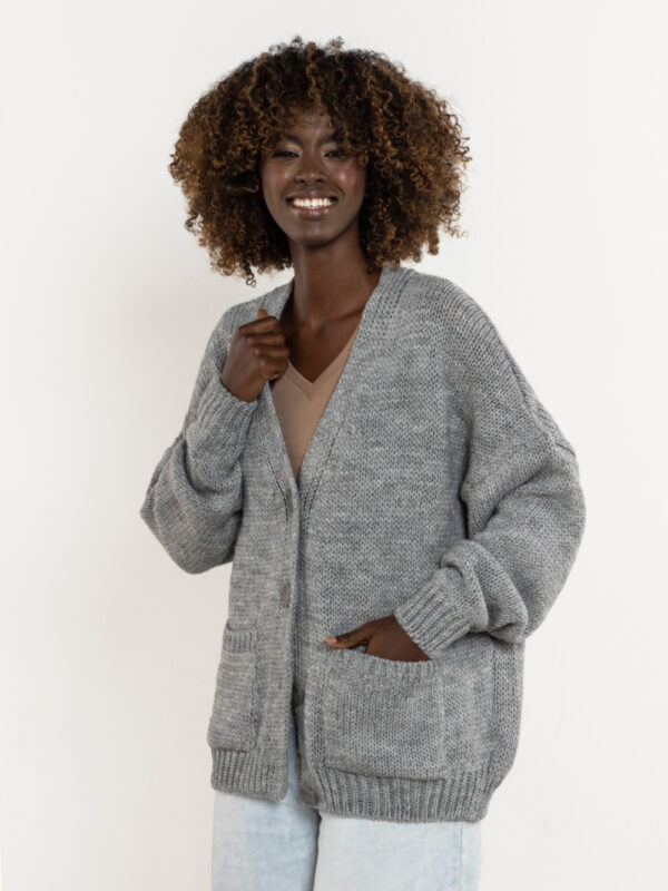 Sweter Damski Model A756 Grey - awama