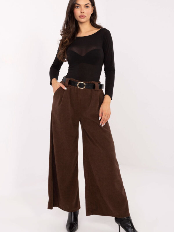 Spodnie Damskie Model IT-SP-FL5583.16P Brown - Rue Paris