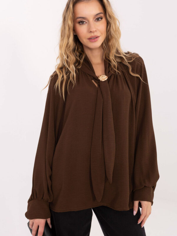Bluzka Model MI-BZ-272509.07 Brown - Italy Moda