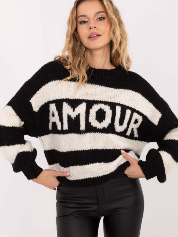 Sweter Damski Model MI-SW-2710.96 Black - Italy Moda