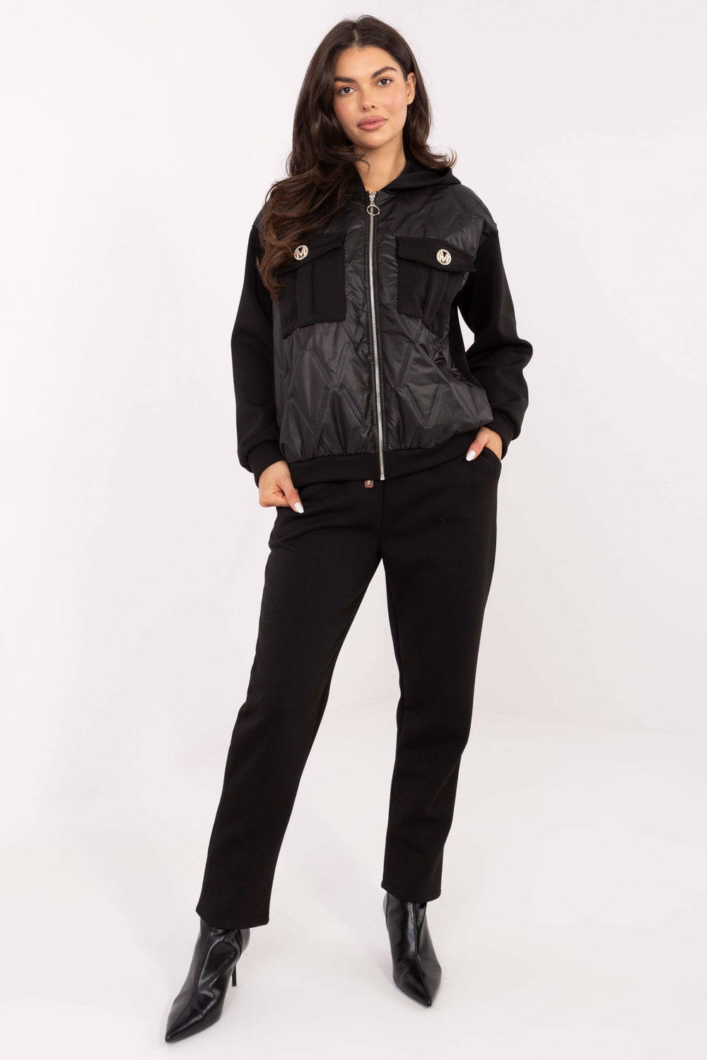Spodnie Komplet Model IT-KMPL-9872.97 Black - Italy Moda