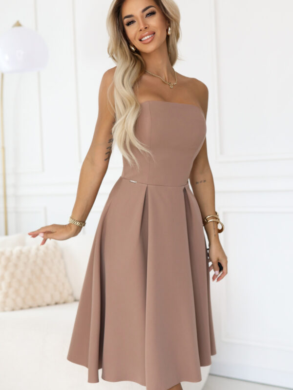 Sukienka Model Vivienne 641-2 Beige - Numoco