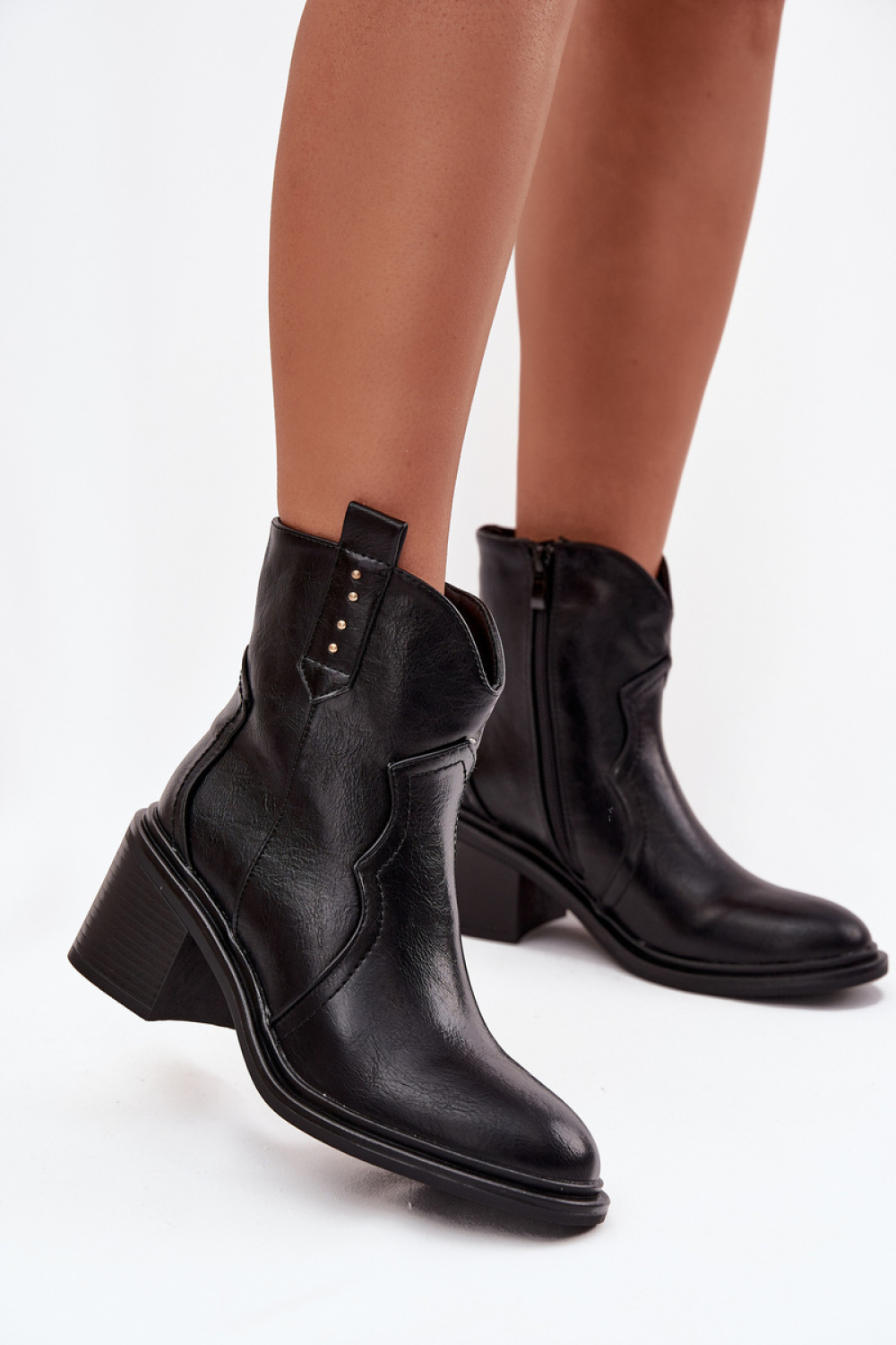Botki Model Brilynn 1675 Black - Step in style