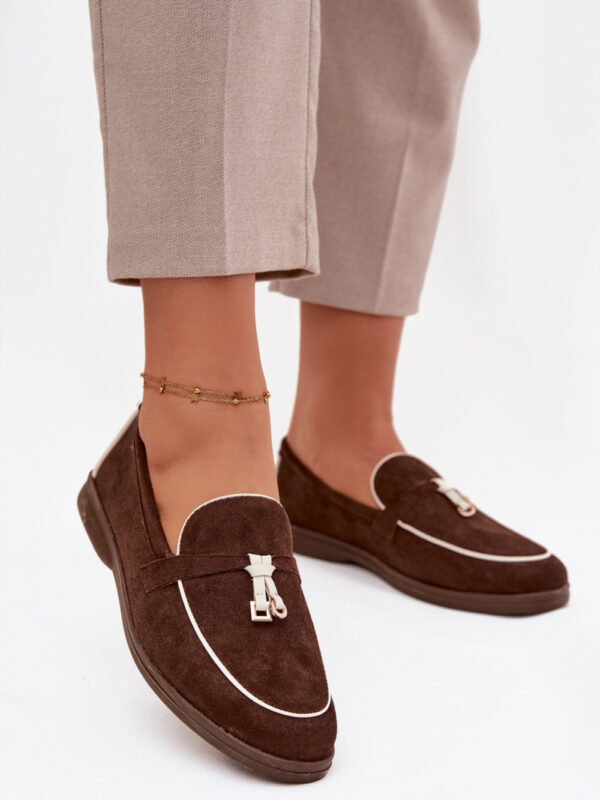 Loafersy Model Darwen QQ-263 Czekolada - Step in style