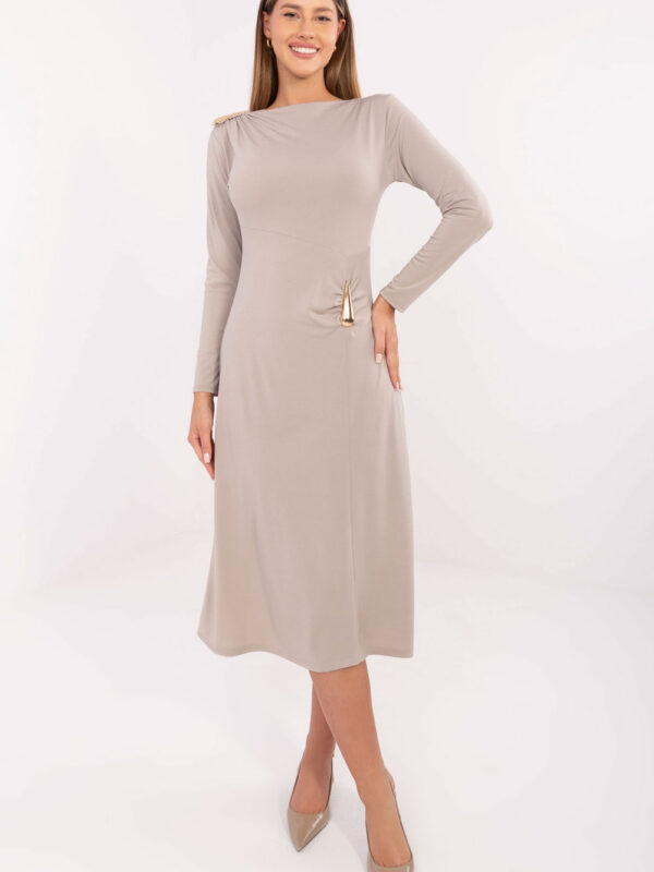 Sukienka Model IT-SK-21900.00 Beige - Italy Moda