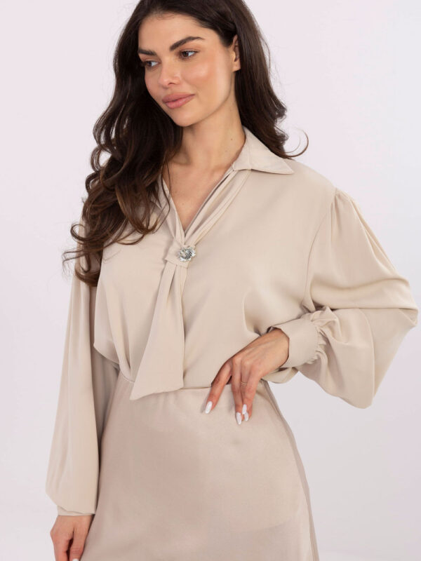 Bluzka Model IT-BZ-28913.17 Beige - Factory Price
