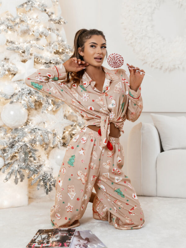 Piżama Damska Model Tally 426242093 Cookies - LaBalancia
