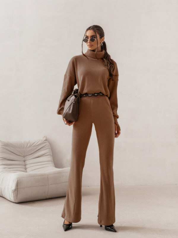 Spodnie Komplet Model Priah 410003057 Dark Beige - LaBalancia