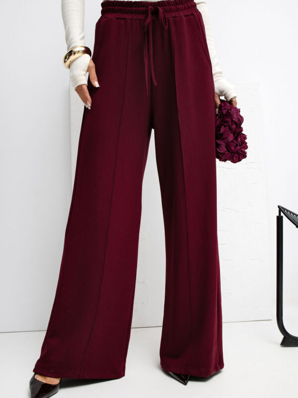 Spodnie Dresowe Model RV-DR-A1061.80 Bordo - Rue Paris