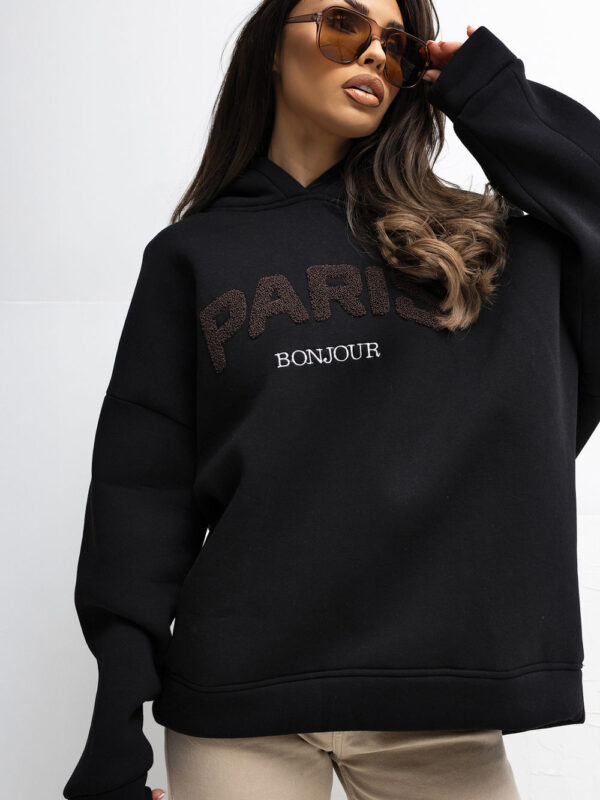 Bluza Damska Model RV-BL-A1041.59 Black - Rue Paris