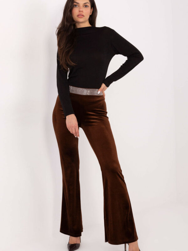 Spodnie Damskie Model IT-SP-21903.52 Brown - Italy Moda