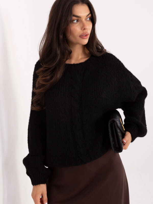 Sweter Damski Model MI-SW-1610.18 Black - Italy Moda