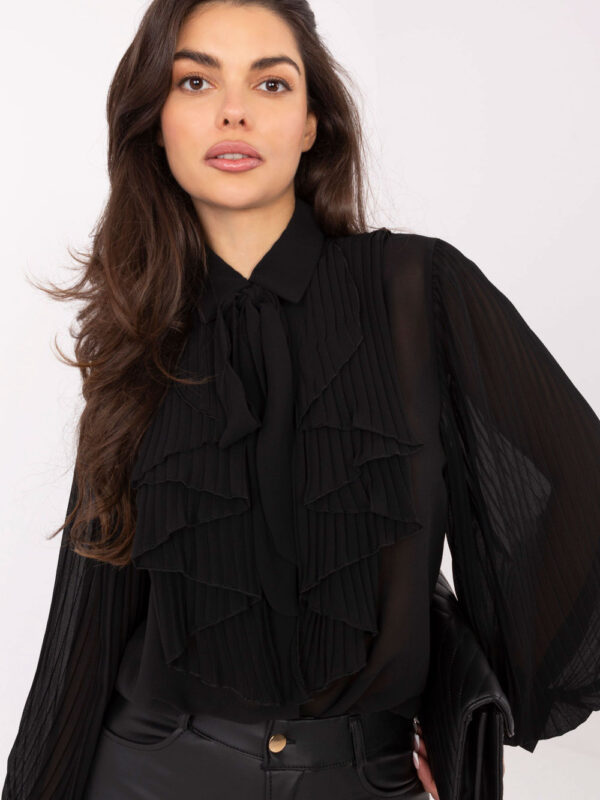 Koszula Damska Model MI-KS-A2818.09 Black - Italy Moda