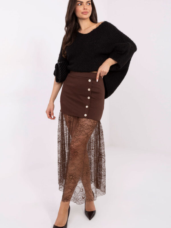 Spódnica Model MI-SD-3292.09P Brown - Italy Moda
