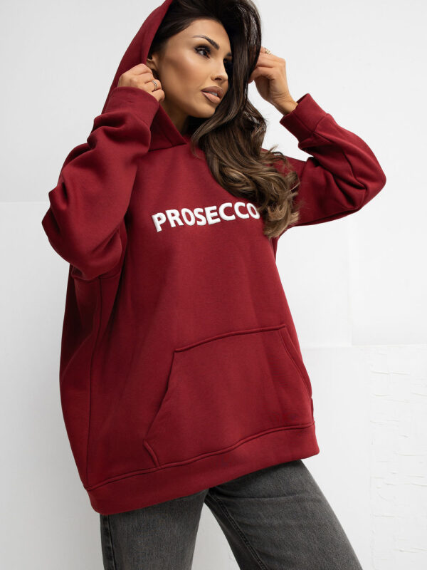Bluza Damska Model RV-BL-A1034.26 Bordo - Rue Paris