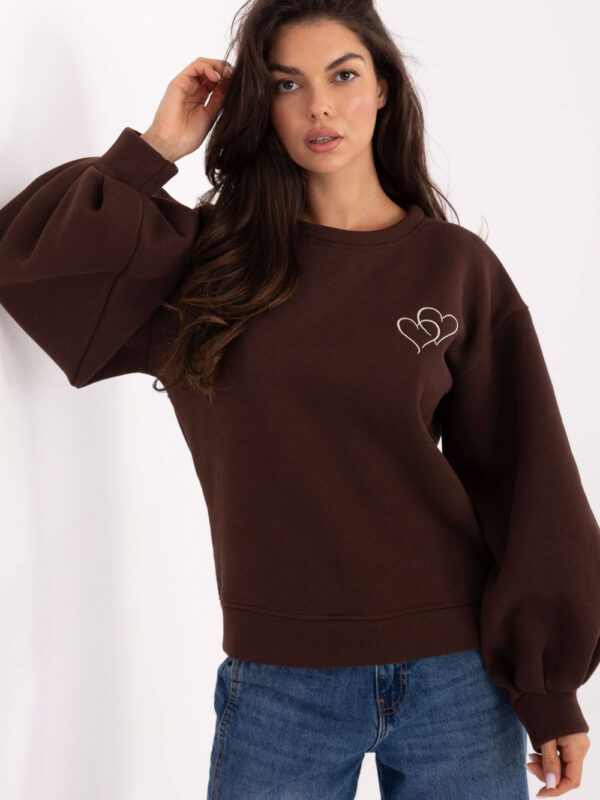 Bluza Damska Model IT-BL-H2349.65 Dark Brown - Factory Price
