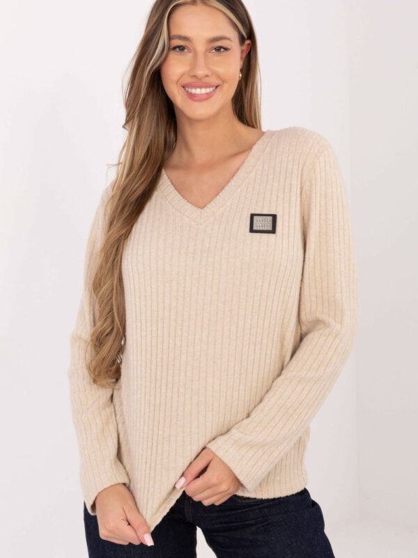 Sweter Damski Model RV-SW-A1025.80 Beige - Relevance