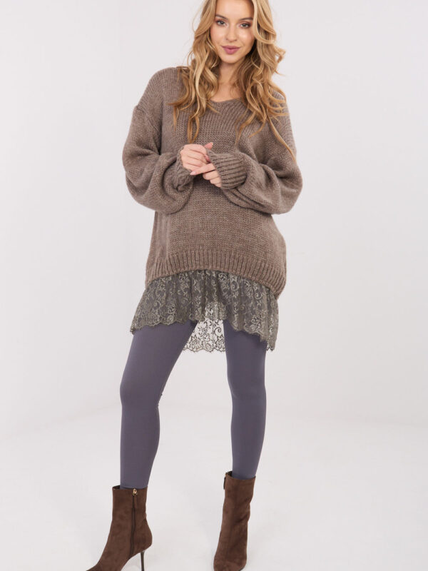 Sweter Damski Model IN-SW-33681.05P Dark Beige - Factory Price