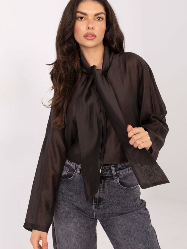Koszula Damska Model IT-KS-28978.22 Dark Brown - Factory Price
