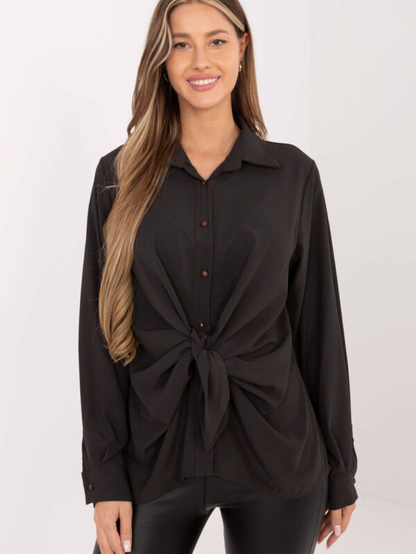 Koszula Damska Model IT-KS-29053.69 Dark Brown - Factory Price