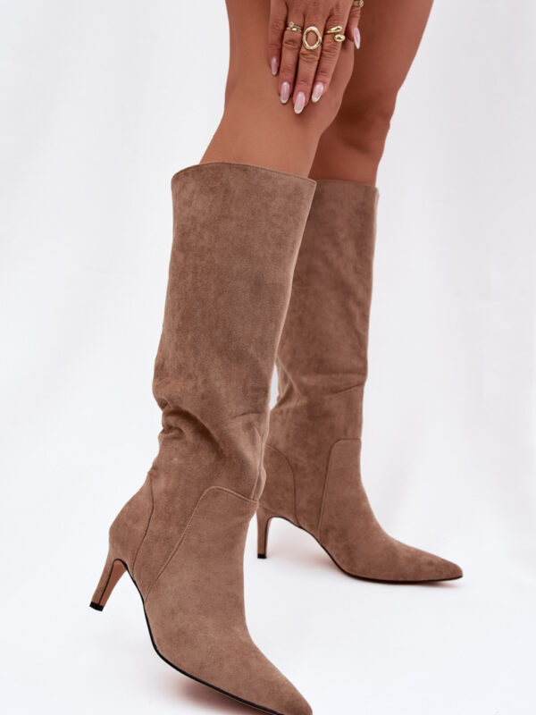 Kozaki Model Arelisse CLS-606 Dark Beige - Step in style