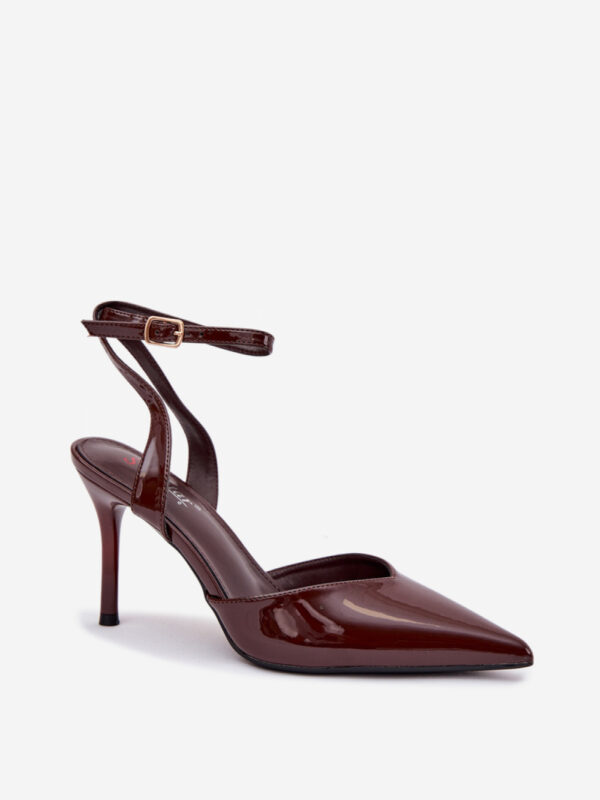 Szpilki Model Laretta LE149P Czekolada - Step in style