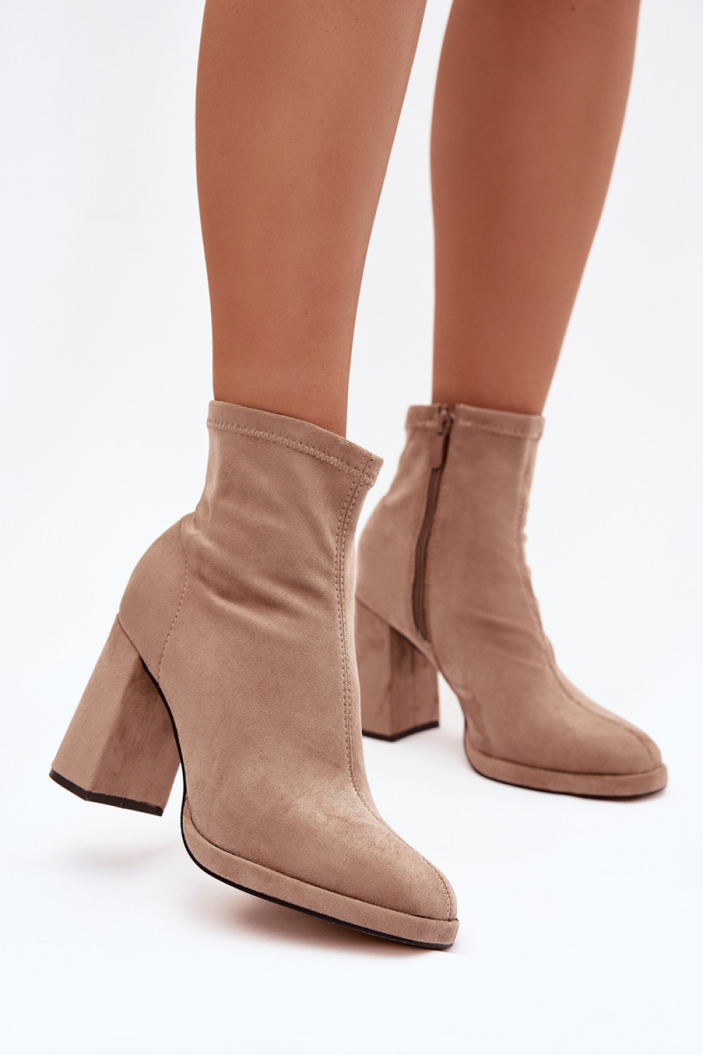 Botki Model Karvella NN636 Beige - Step in style