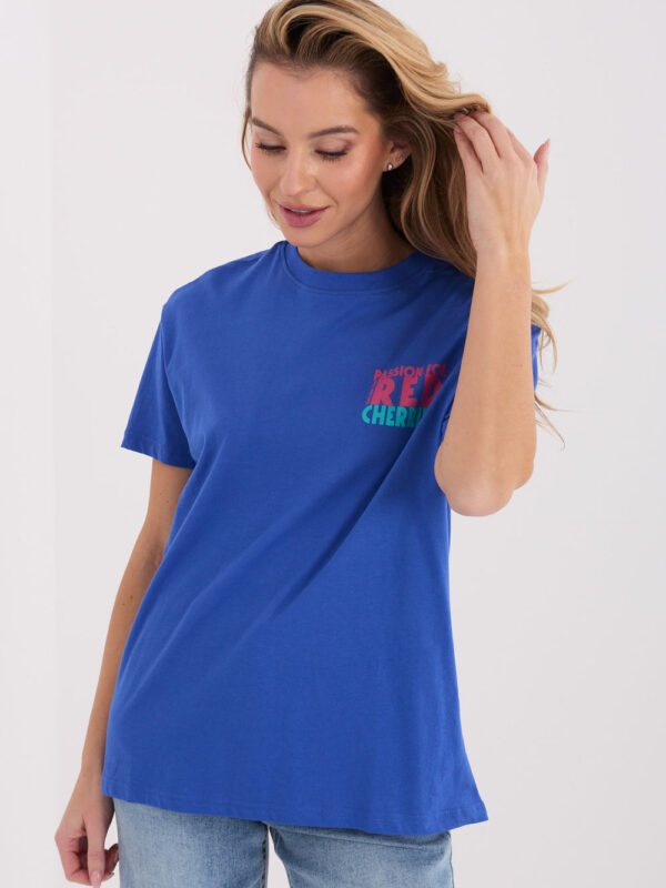 Tshirt Damski Model D12022AH02645W Dark Blue - Sublevel