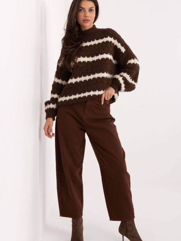 Spodnie Jeansy Damskie Model VM-SP-BS955-60.36 Brown - Factory Price